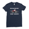 case ih red tractor boy comin' through Ladies Fitted T-Shirt