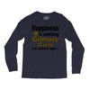 happiness is watching gilmore girls Long Sleeve Shirts