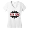 new york Women's V-Neck T-Shirt