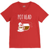 pot head V-Neck Tee