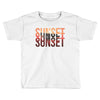 Sunset Toddler T-shirt
