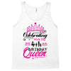 Celebrating With the 4th Birthday Queen Tank Top