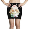 Totoro With Japanese Landscape Mini Skirts