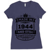 Made In 1944 And Still Awesome Ladies Fitted T-Shirt