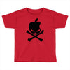 apple skull Toddler T-shirt