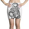 snake and tiger Mini Skirts