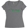 Go vegan baby Women's Triblend Scoop T-shirt