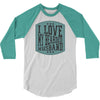 i love my beared husband 3/4 Sleeve Shirt