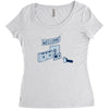 analog retirement Women's Triblend Scoop T-shirt