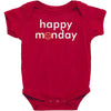 happy monday Baby Bodysuit