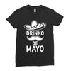 drinko de mayo Ladies Fitted T-Shirt