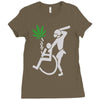 police brutality 100% cotton Ladies Fitted T-Shirt