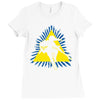 link in action Ladies Fitted T-Shirt