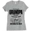 I'm Called Grandpa Because I'm Way Too Cool To Be Called Grandfather Ladies Fitted T-Shirt