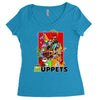the muppets cartoon ideal birthday present or gift Women's Triblend Scoop T-shirt