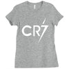 ronaldo football cool Ladies Fitted T-Shirt