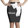 ishoot   camera photographer trained shooting funny gun photo gift tee Pencil Skirts