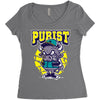 angry bull Women's Triblend Scoop T-shirt