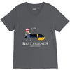 best friends forever V-Neck Tee