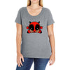 deadpool cartoon Ladies Curvy T-Shirt