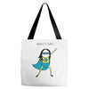 anxiety girl Tote Bags
