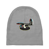 pedestrians vectorized Baby Beanies