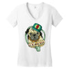 PUG LIFE Women's V-Neck T-Shirt