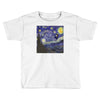 tardis starry night Toddler T-shirt