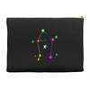 libra rainbow sign Accessory Pouches