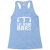 life behind bars cycling Racerback Tank