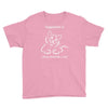 happiness is being loved by a cat Youth Tee