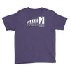 climbing ape to evolution climb indoor outdoor Youth Tee