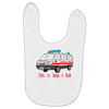 how i roll ambulance Baby Bibs