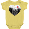 hike and love Baby Onesie