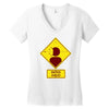 head shot Women's V-Neck T-Shirt