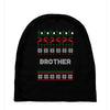ugly christmas brother Baby Beanies