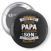 Super Cool Papa Of A Freaking Awesome Son Pin-back button