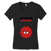 Superhero On The Way Women's V-Neck T-Shirt
