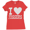 i love jogging Ladies Fitted T-Shirt
