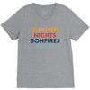 Summer Night Bonfires Beer V-Neck Tee