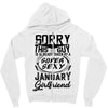 This Guy Is Taken By A Super Sexy January Girlfriend Zipper Hoodie