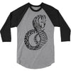 tribal cobra 3/4 Sleeve Shirt