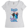 dad of the birthday girl Women's Triblend Scoop T-shirt