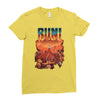 run! Ladies Fitted T-Shirt