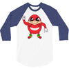 Ugandan Knuckles 3/4 Sleeve Shirt