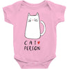 cat love person! Baby Bodysuit