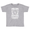 Never Underestimate The Strength Of A Lung Cancer Warrior Toddler T-shirt