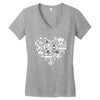 gamer art Women's V-Neck T-Shirt