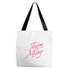 team miley Tote Bags