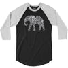 elephant filled pattern cool 3/4 Sleeve Shirt